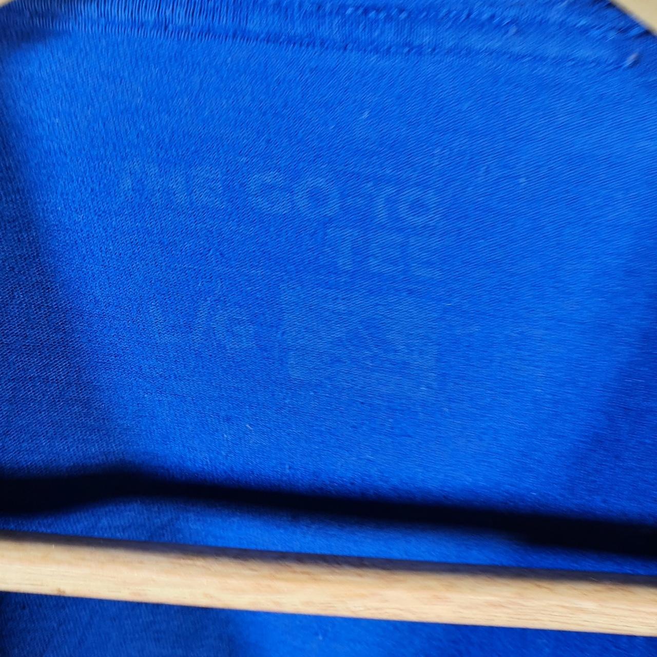 Vintage Adidas Go Tee Performance T Shirt Shirt Men’s Large Blue Three Stripes Logo Athletic