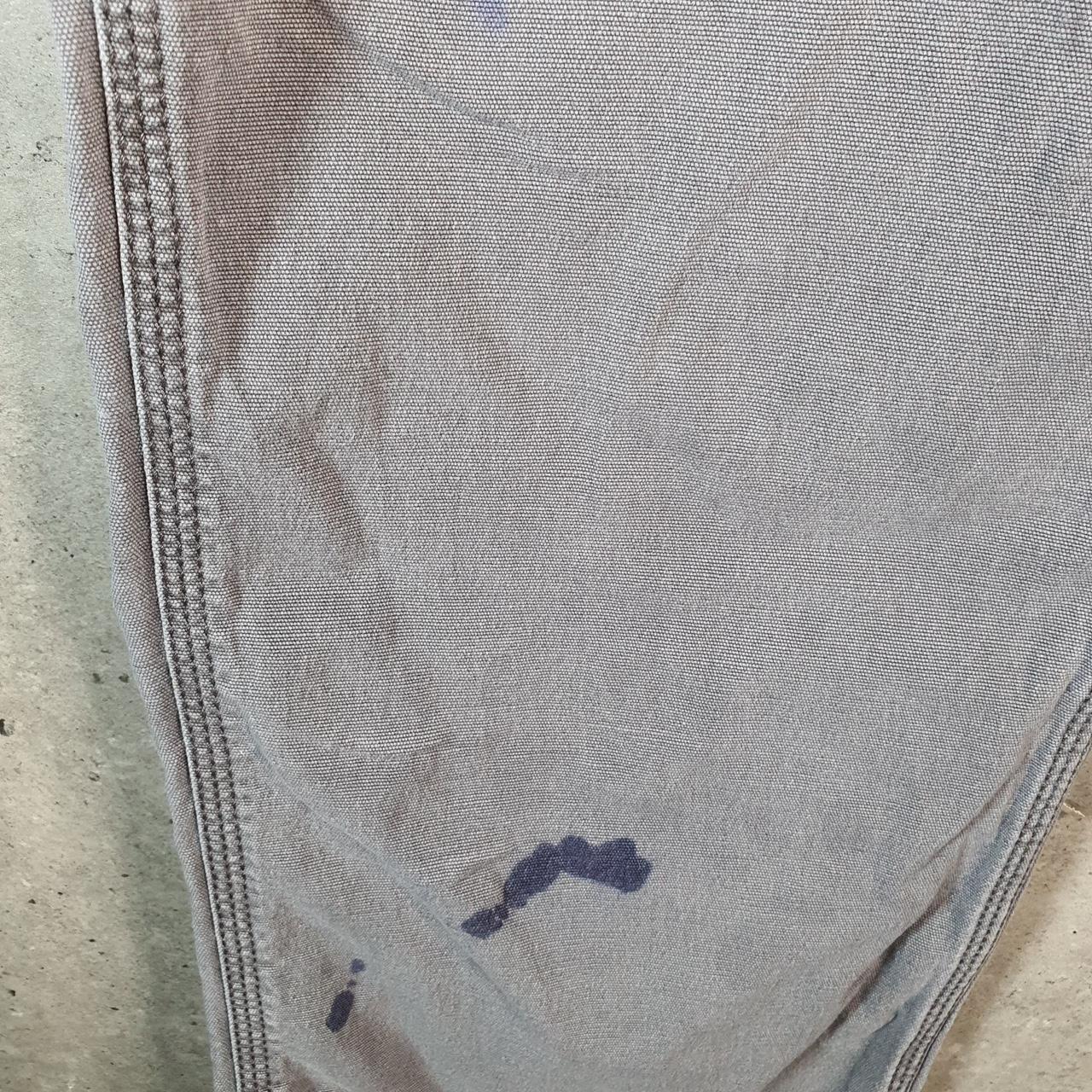 Vintage Carhartt Carpenter Trousers Mens W36 L26 Grey Relaxed Fit Workwear USA