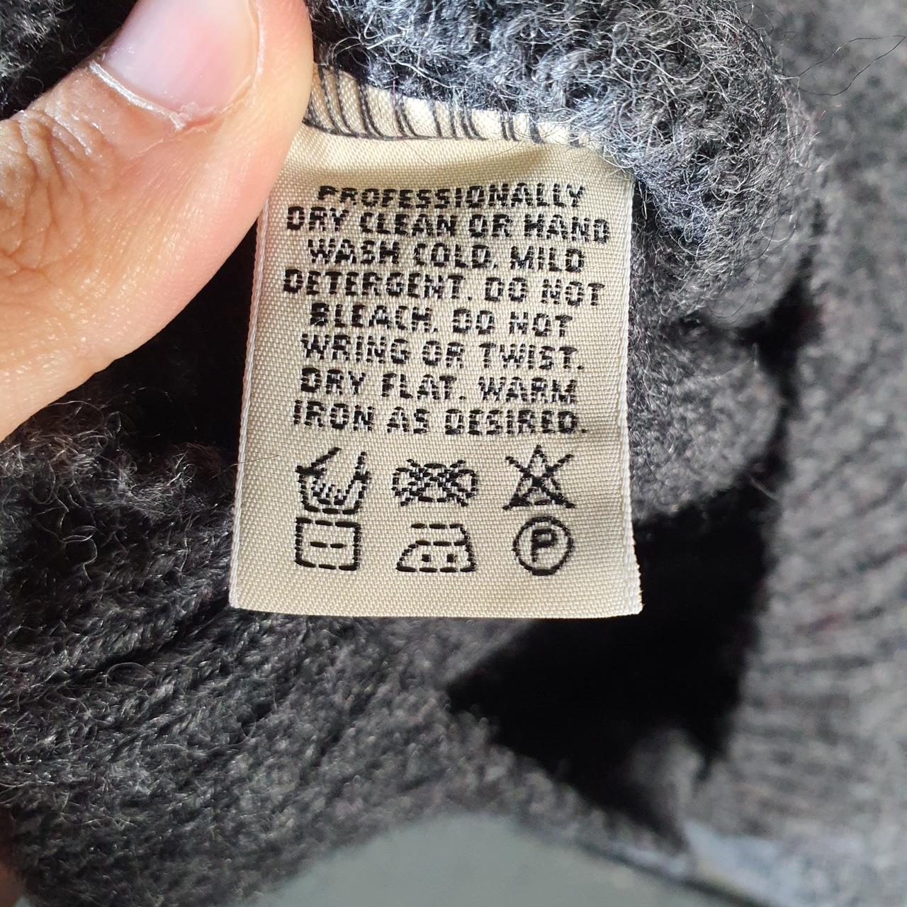 Vintage Eddie Bauer Knit Sweater Womens Large Grey Y2K Pullover Wool