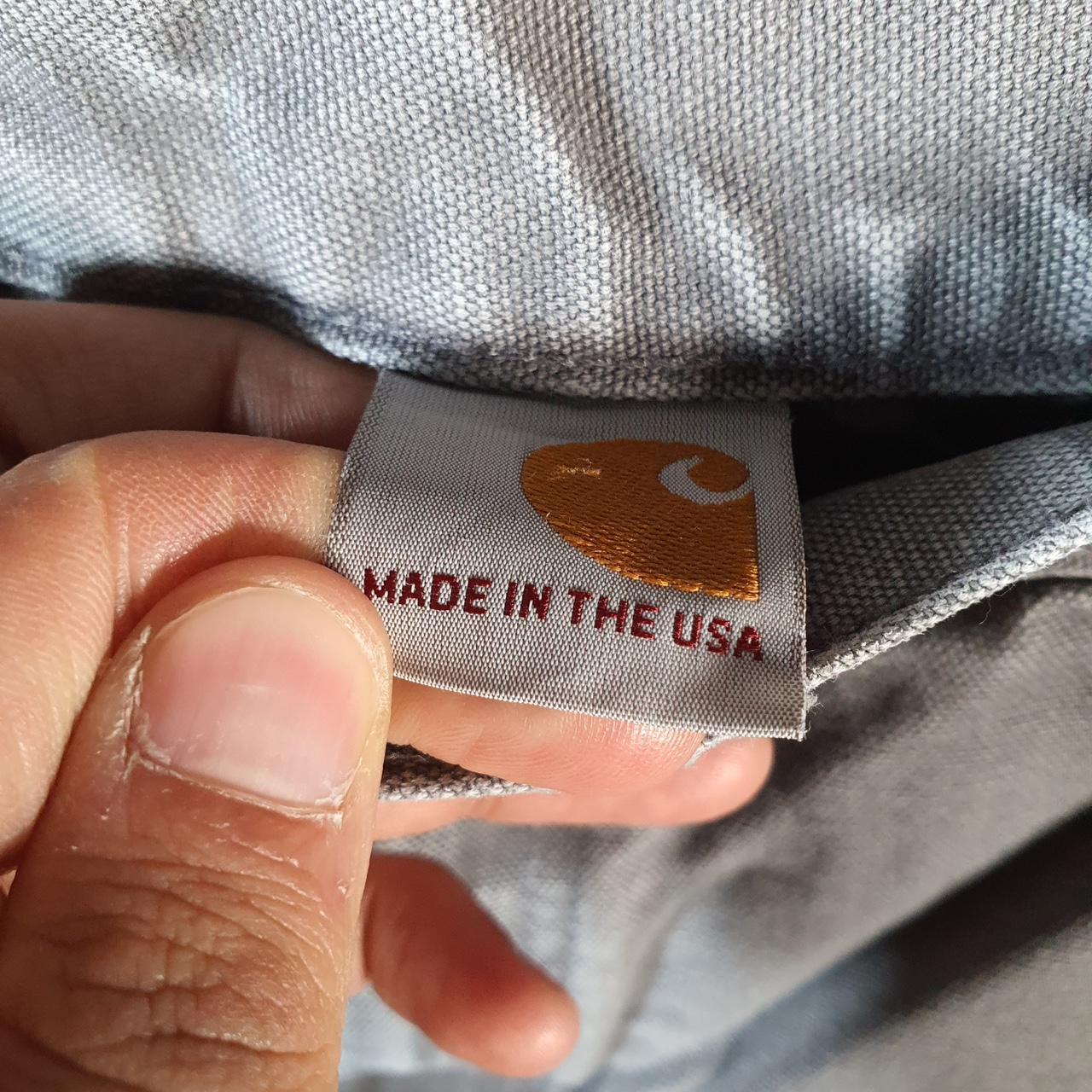Vintage Carhartt Carpenter Double Knee USA Trousers Mens W33 L32 Grey Loose Original