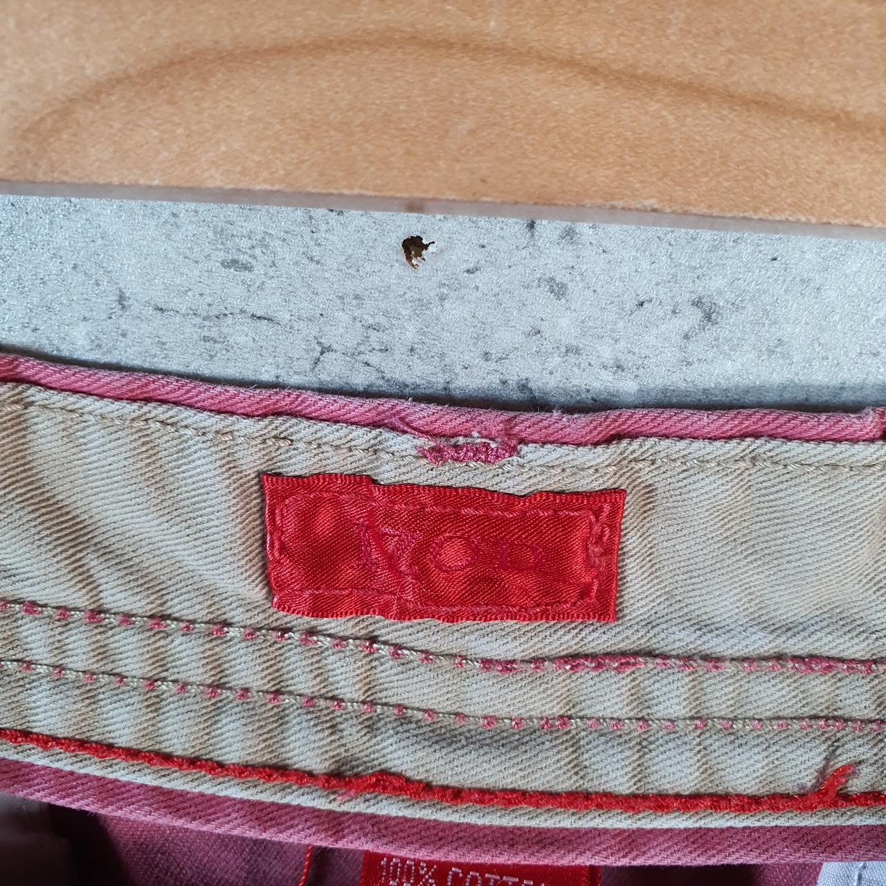 Vintage Izod Golf Chino Shorts Jorts Cargo Men’s W34 Pink Baggy Cotton A4407