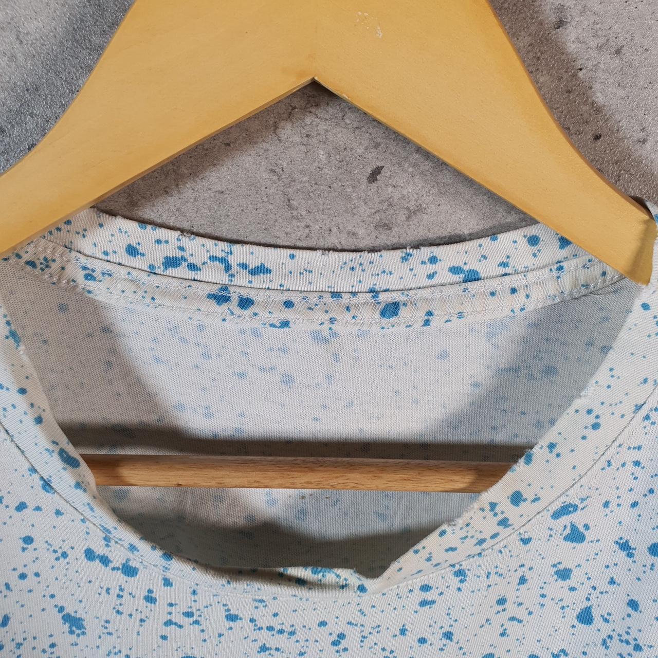 Vintage Nike Spellout Club T Shirt Men’s Large Blue Logo Swoosh Loose Fit Athletic