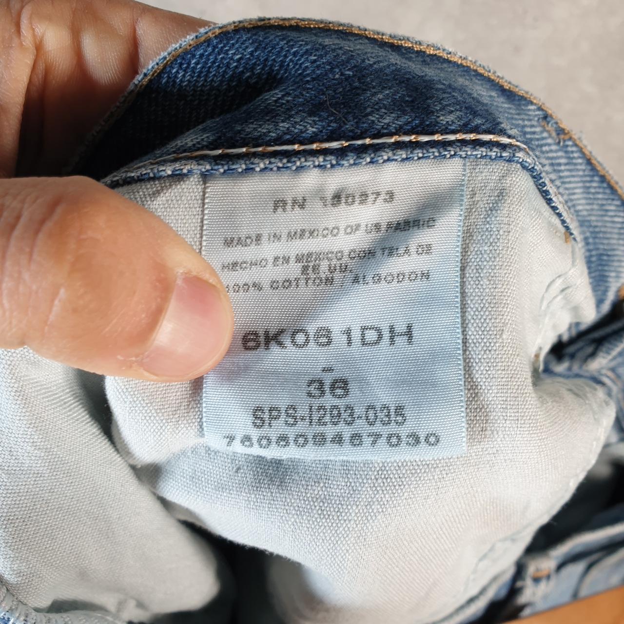 Vintage Wrangler Denim Shorts Jorts Cargo Men’s W36 Blue Baggy Cotton