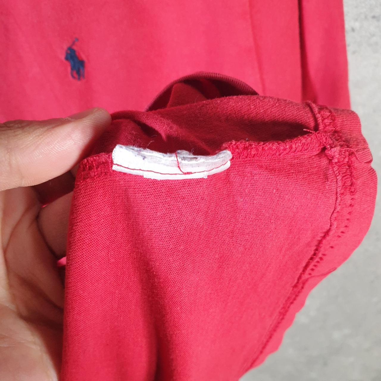 Vintage Ralph Lauren Polo T Shirt Womens XL Pink Embroidered Classic Fit Pony C9064