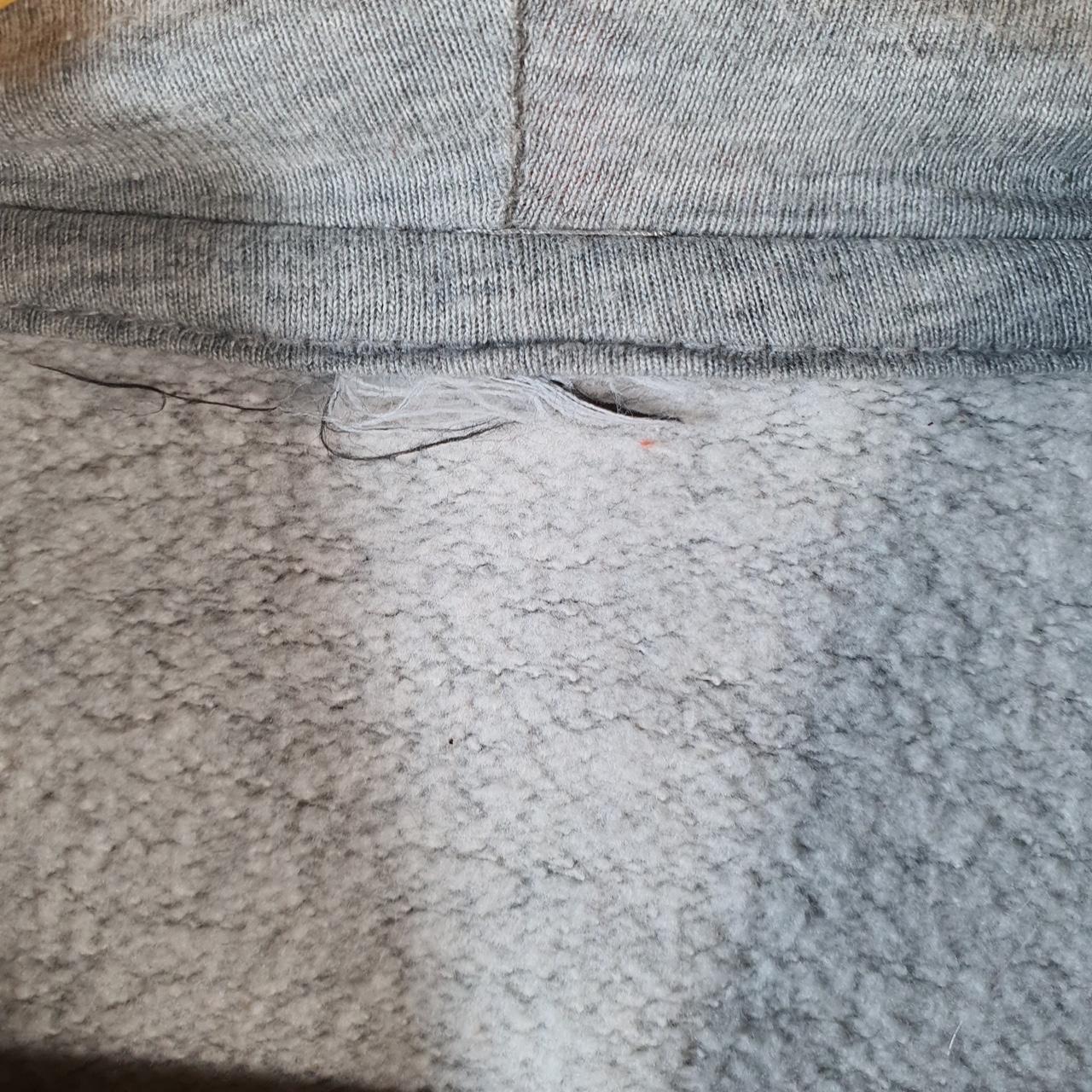 Vintage Nike Just Do It Hoodie Mens Small Grey Swoosh Y2K Pullover Logo