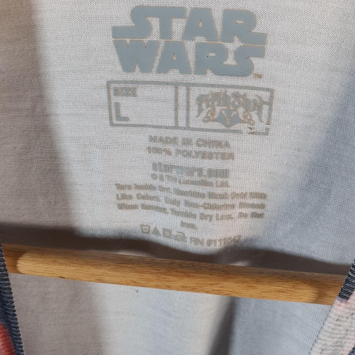 Vintage Star Wars Kylo Ren T Shirt Men’s Large White Logo Graphic Spellout