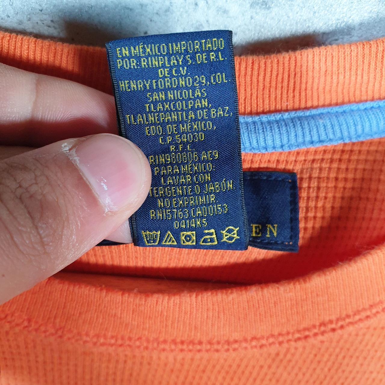 Vintage Ralph Lauren Polo T Shirt Men’s Large Orange Embroidered Classic Fit Pony C9154