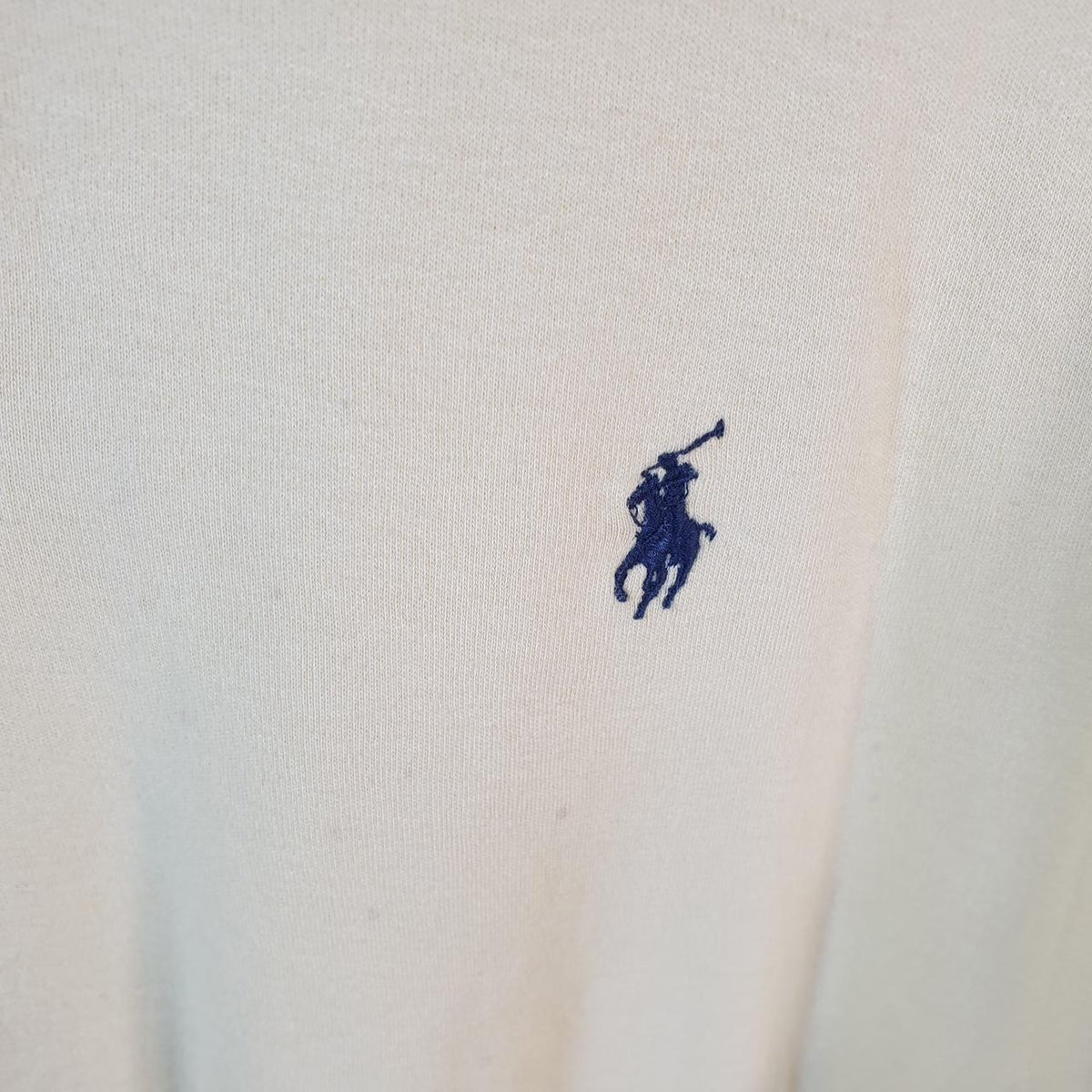 Vintage Ralph Lauren Polo Shirt Men’s Large Yellow Cotton Embroidered Pony
