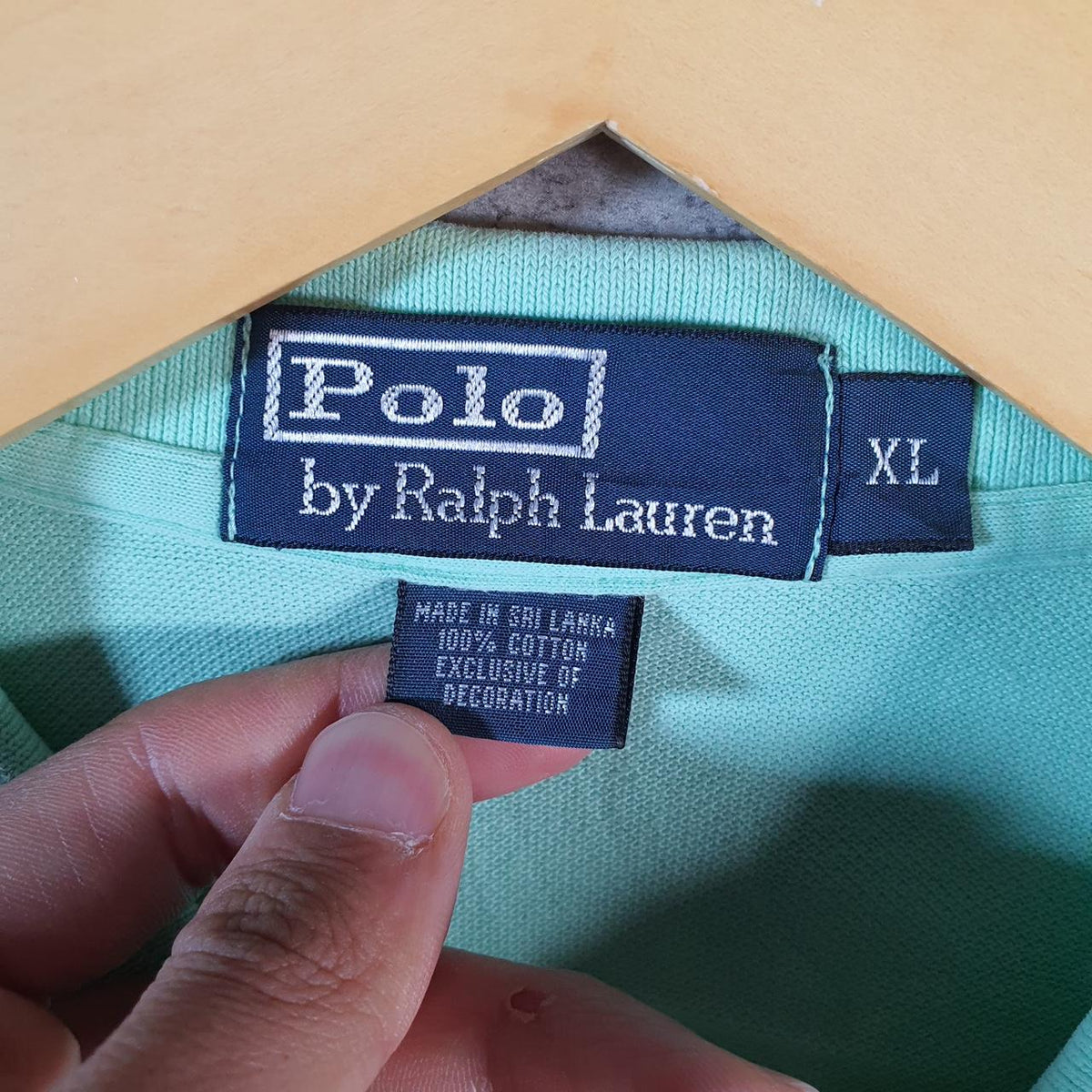 Vintage Ralph Lauren Polo Shirt Men’s XL Blue Classic Fit Embroidered Pony