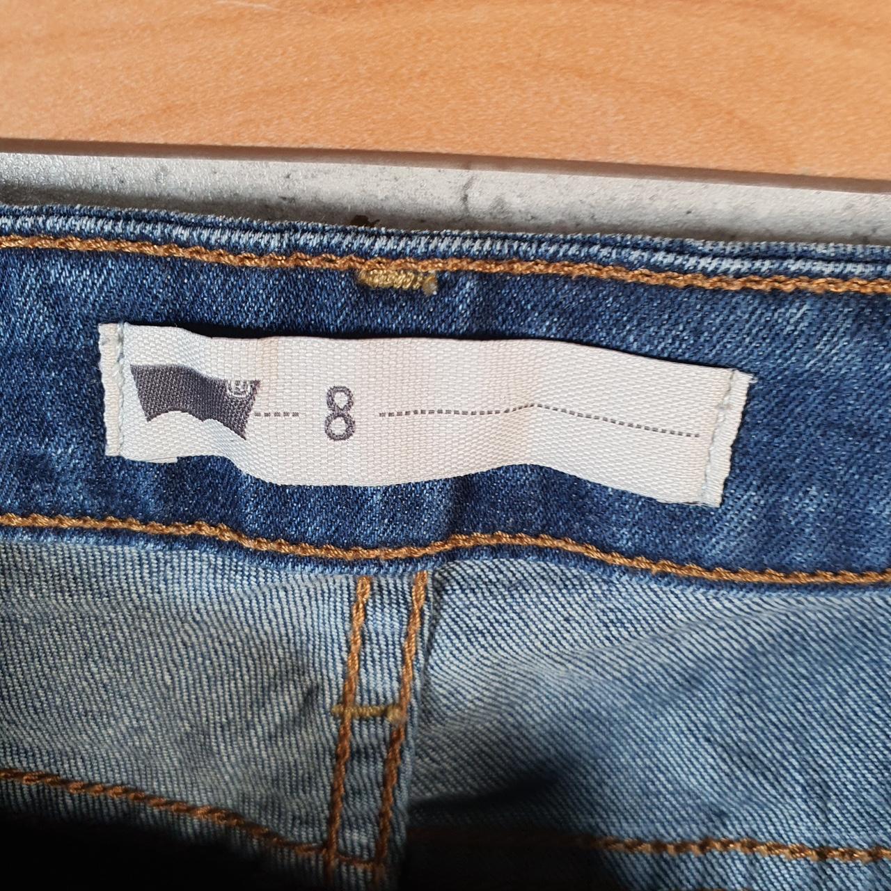 Vintage Levi’s Cut Off Shorts Jorts Cargo Womens W28 Blue Relaxed Denim