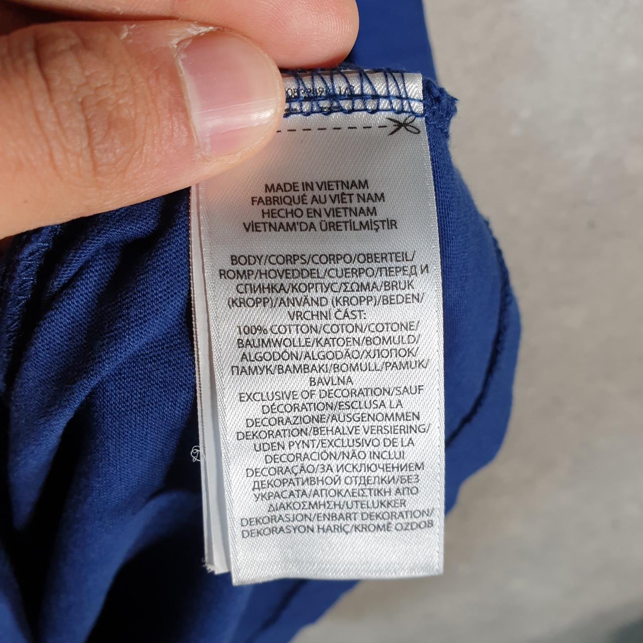 Vintage Ralph Lauren Polo Sport T Shirt Men’s Large Blue Custom Slim Fit Embroidered Pony C8616