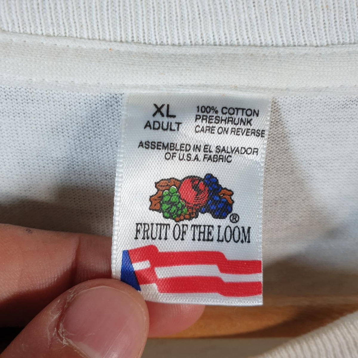 Vintage Fruit of the Loom Scandinavia Airlines 1996 Single Stitch T Shirt Men’s XL White C8009