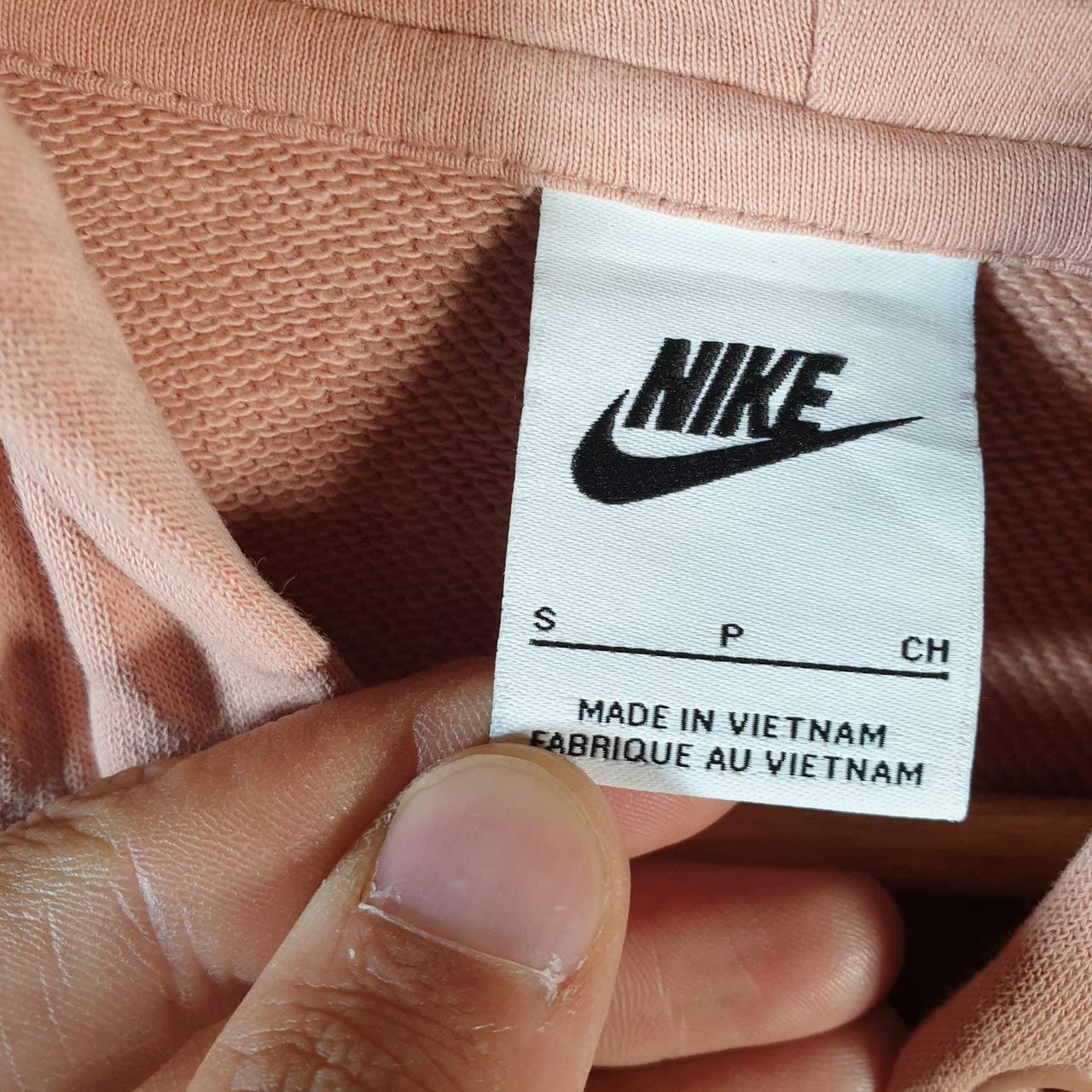 Vintage Nike Club Hoodie Womens Small Pink Swoosh Y2K Pullover Sweatshirt Logo