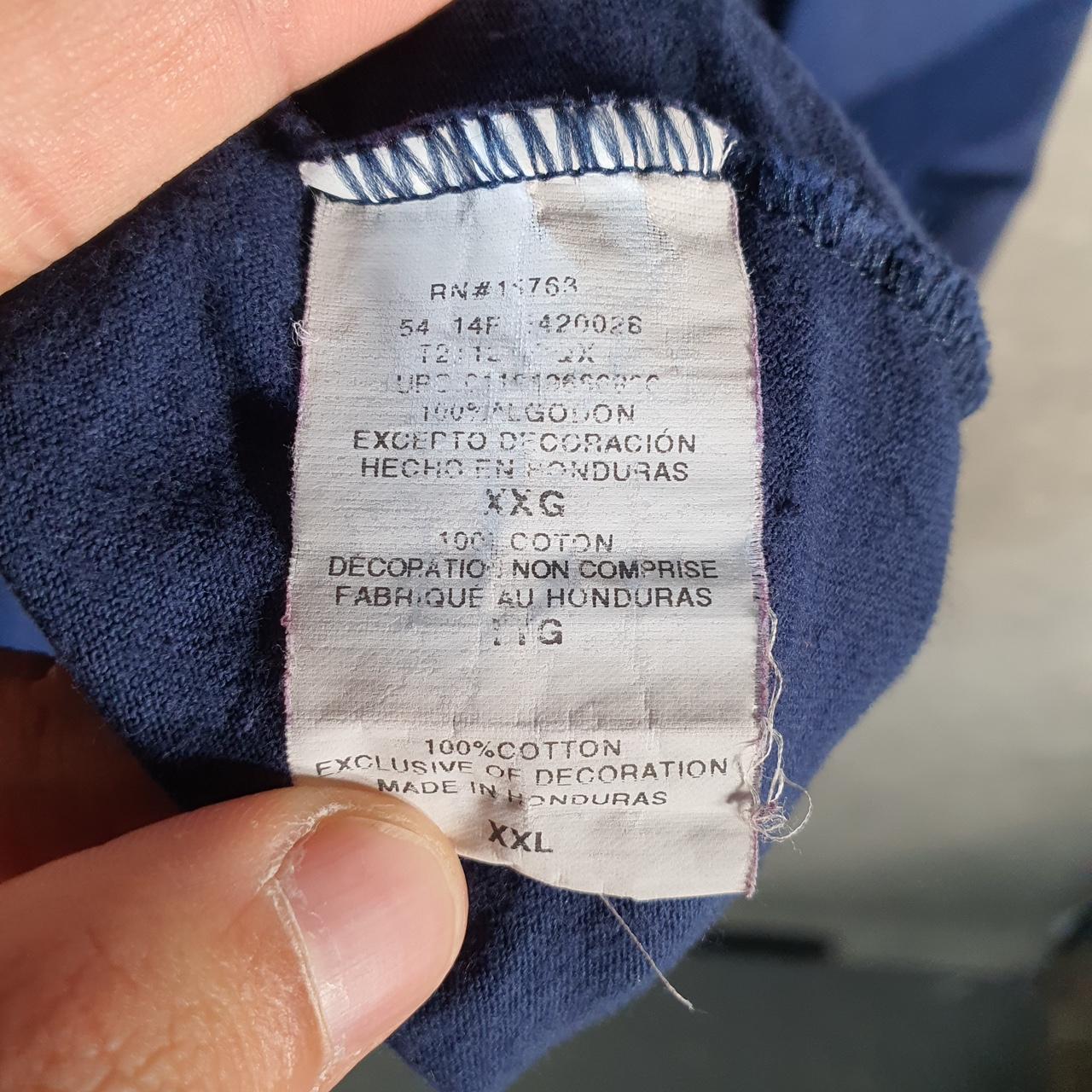 Vintage Champion Baggy T Shirt Men’s 2XL Navy Blue Casual Blank Athletic