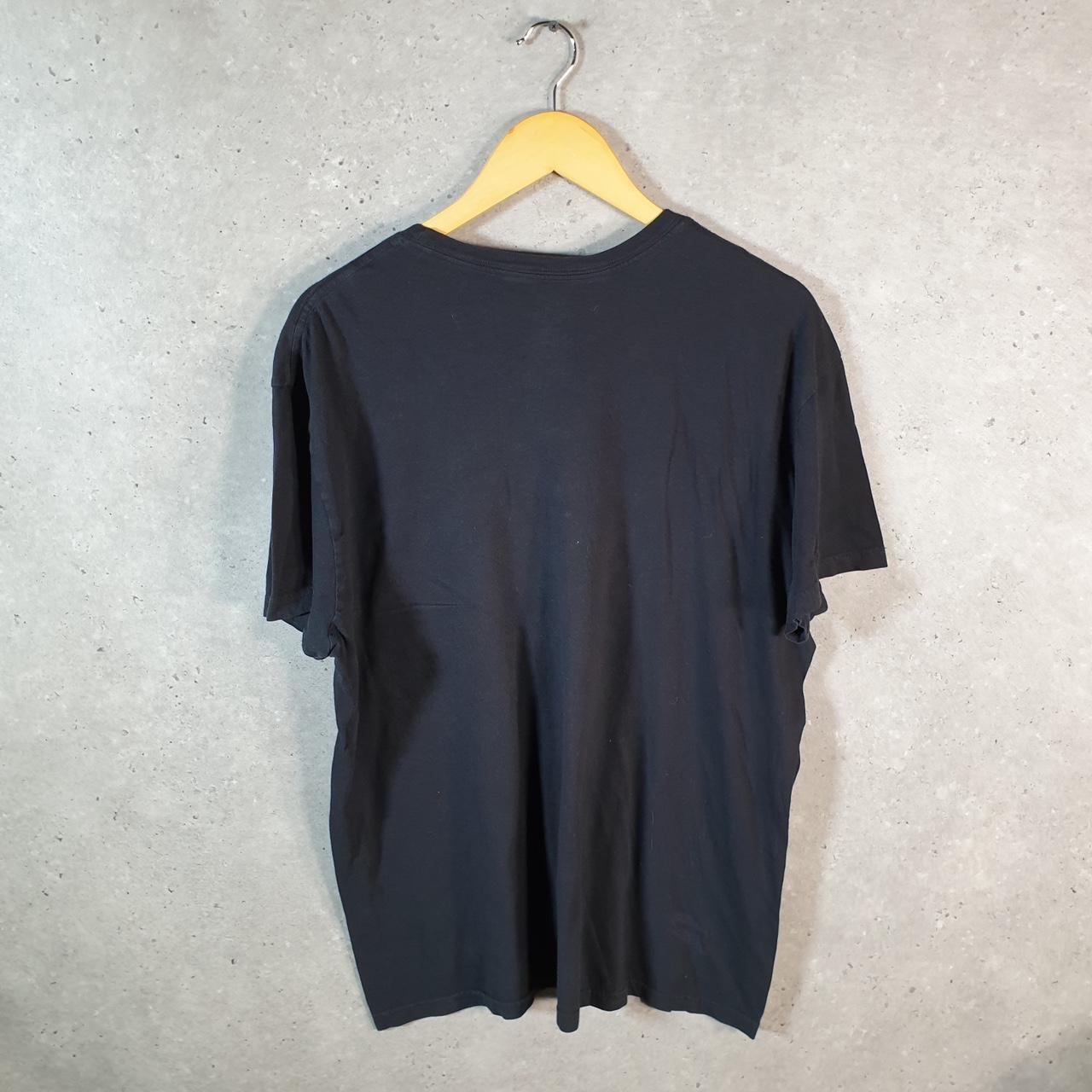 Vintage Ralph Lauren Polo T Shirt Men’s Large Black Embroidered Classic Fit Pony C8605