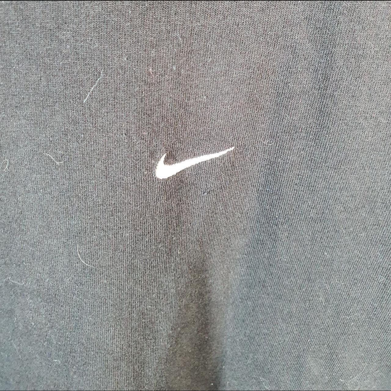 Vintage Nike 90s USA T Shirt Men’s XL Black Embroidered Single Swoosh Logo Athletic Big Fish Vintage