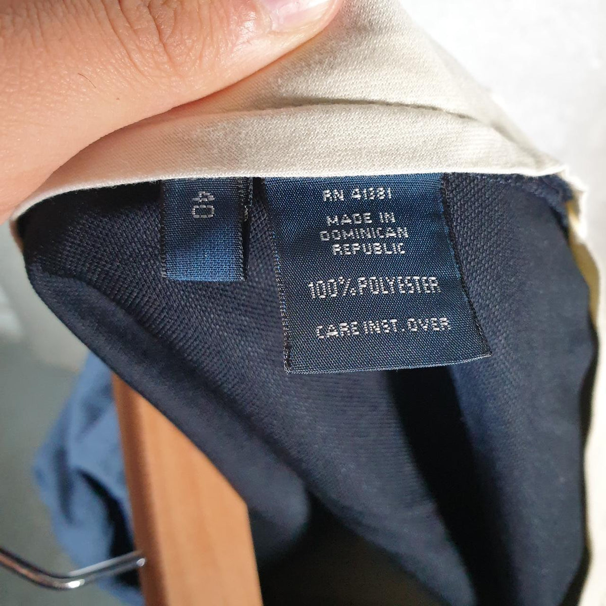 Vintage Ralph Lauren Polo Shorts Jorts Chino Cargo Men’s W40 Navy Blue Baggy Cotton