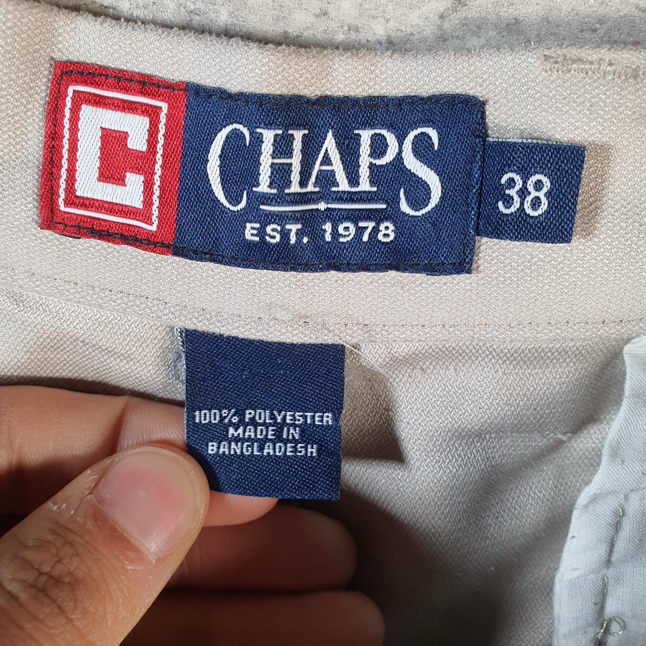 Vintage Chaps Ralph Lauren Chino Shorts Jorts Cargo Men’s W38 Brown Baggy Cotton