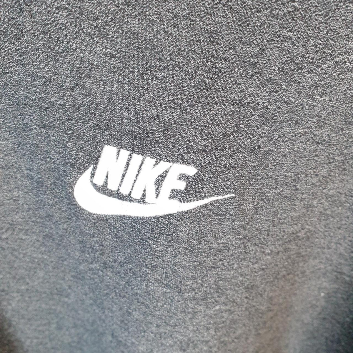Vintage Nike Club Embroidered Hoodie Men’s Medium Grey Swoosh Y2K Pullover
