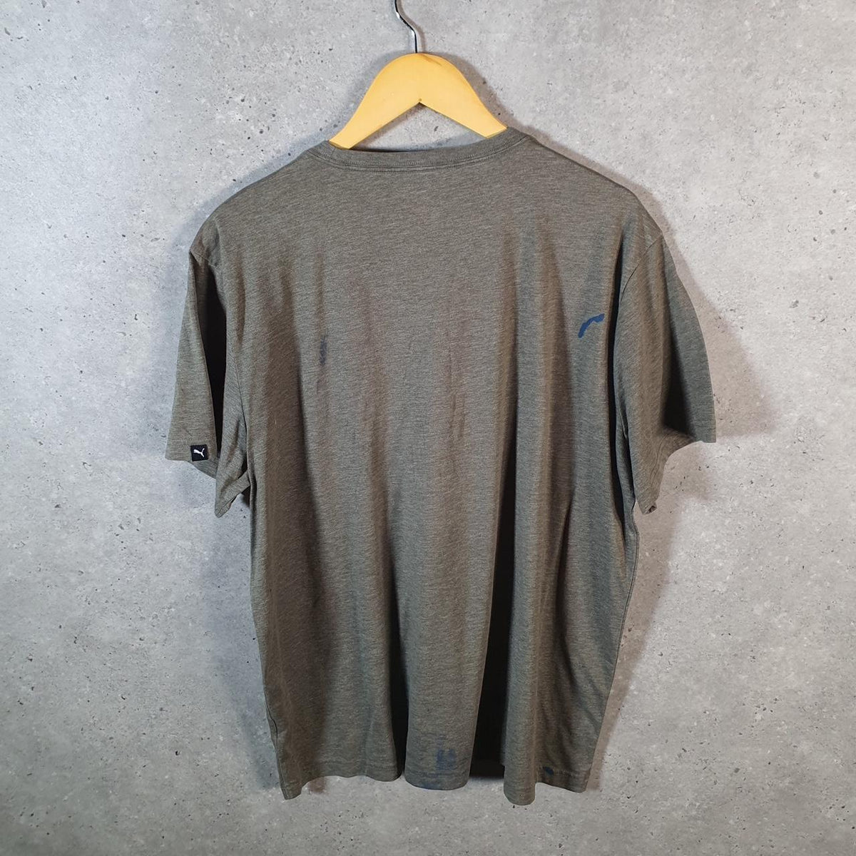 Vintage Puma Spellout T Shirt Men’s XL Grey