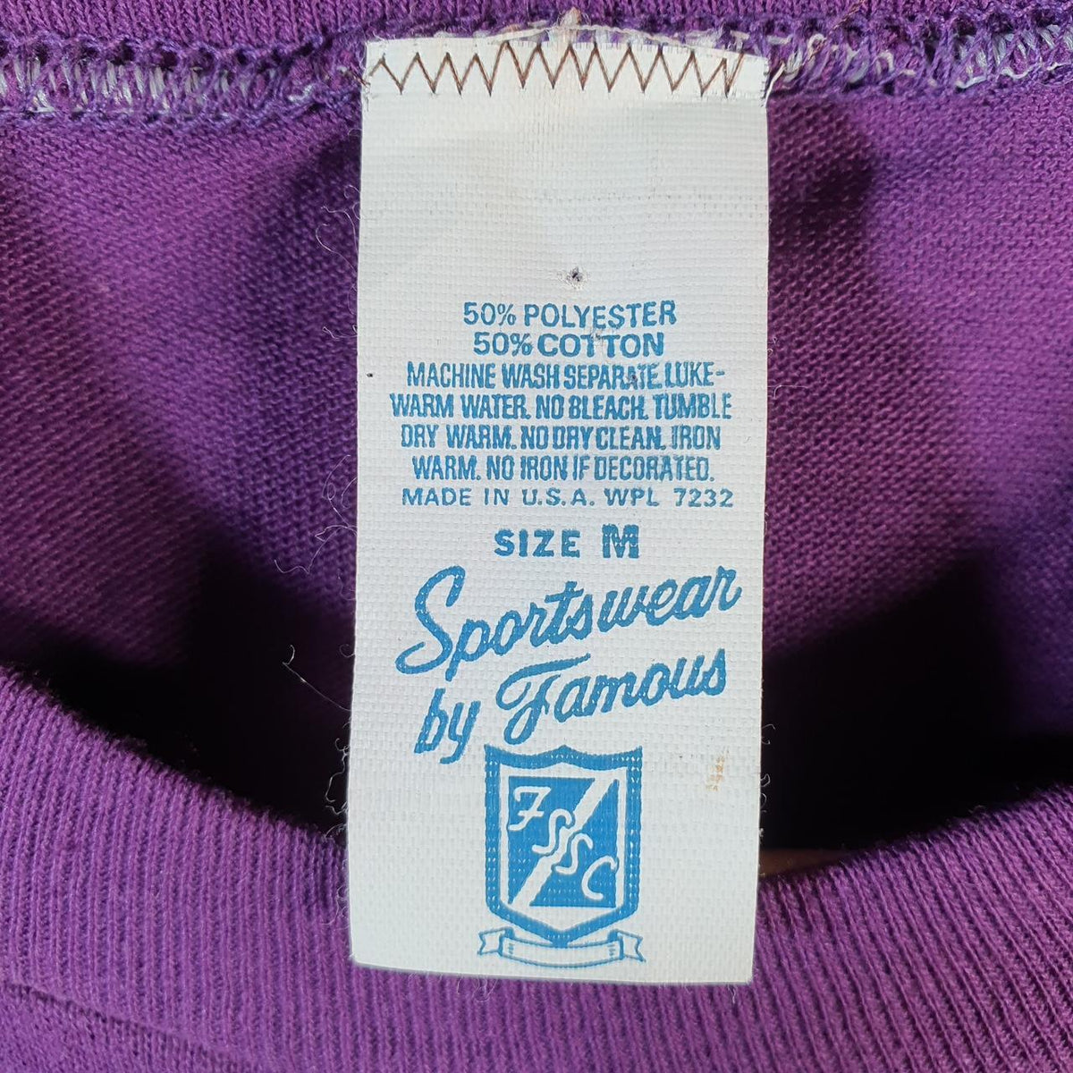 Vintage Sportswear Lil Sis 90s USA Single Stitch T Shirt Men’s Small Purple C8426