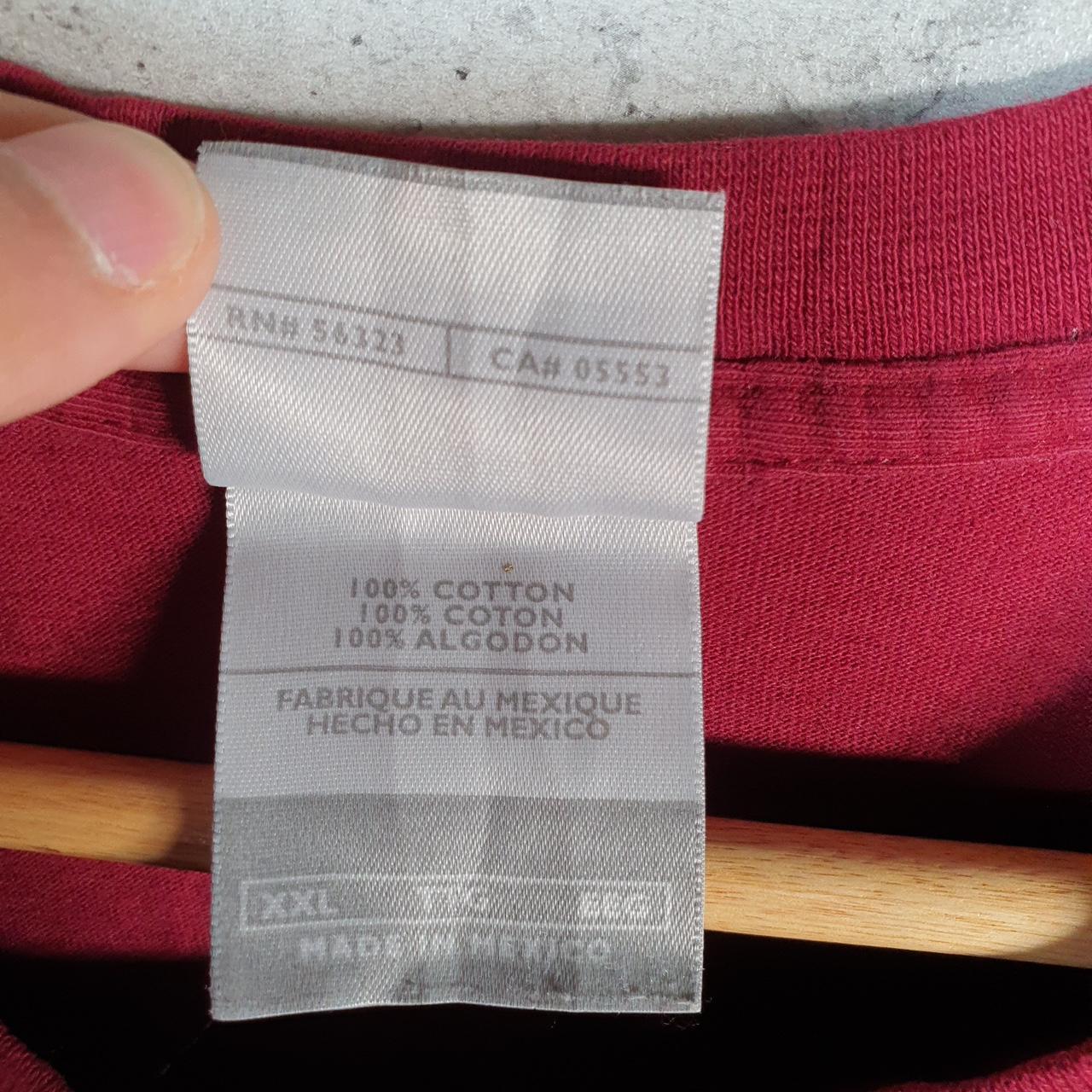 Vintage Nike 90s Swoosh T Shirt Shirt Men’s 2XL Red Embroidered Logo Athletic C9581