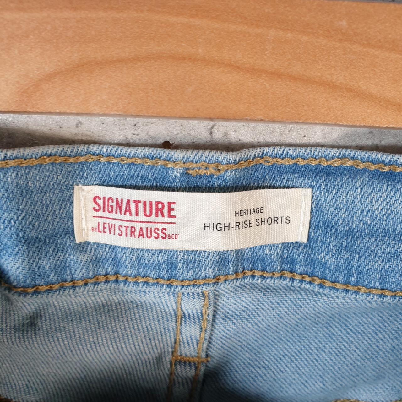 Vintage Levi’s Cut Off Baggy Shorts Jorts Cargo Womens W34 Blue Relaxed Denim