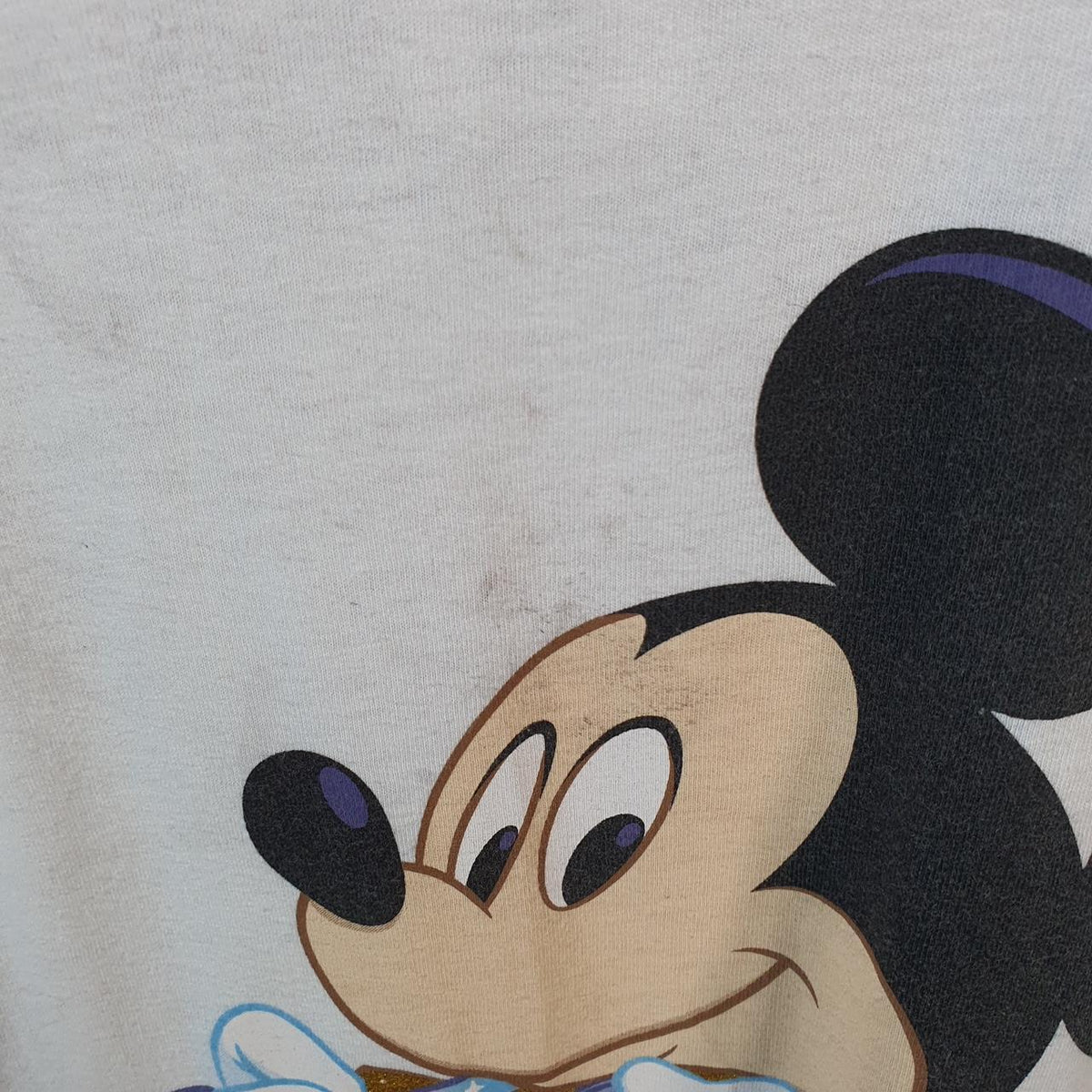 Vintage Disney Land Mickey Mouse T Shirt Men’s 3XL White Graphic Cartoon