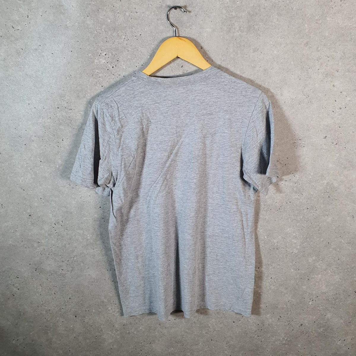 Vintage Adidas Amplifier T Shirt Shirt Men’s Small Grey Three Stripes Logo Athletic C9584