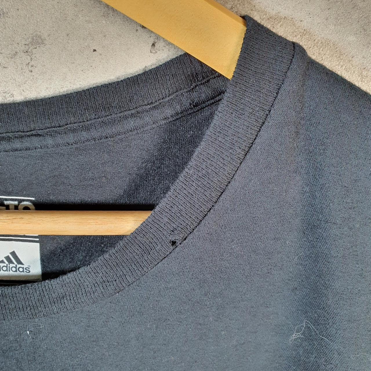 Vintage Adidas Go To T Shirt Men’s 2XL Black Three Stripes Logo Athletic