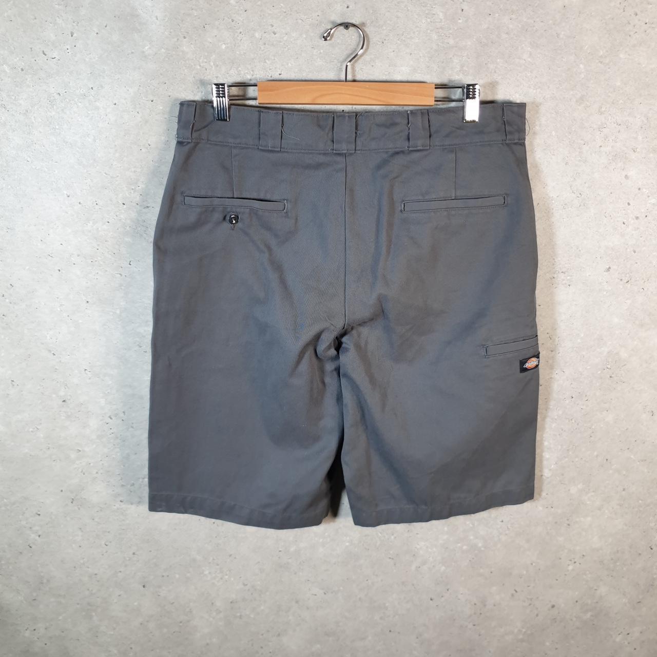 Vintage Dickies Baggy Chino Shorts Jorts Cargo Mens W36 Grey Loose Fit