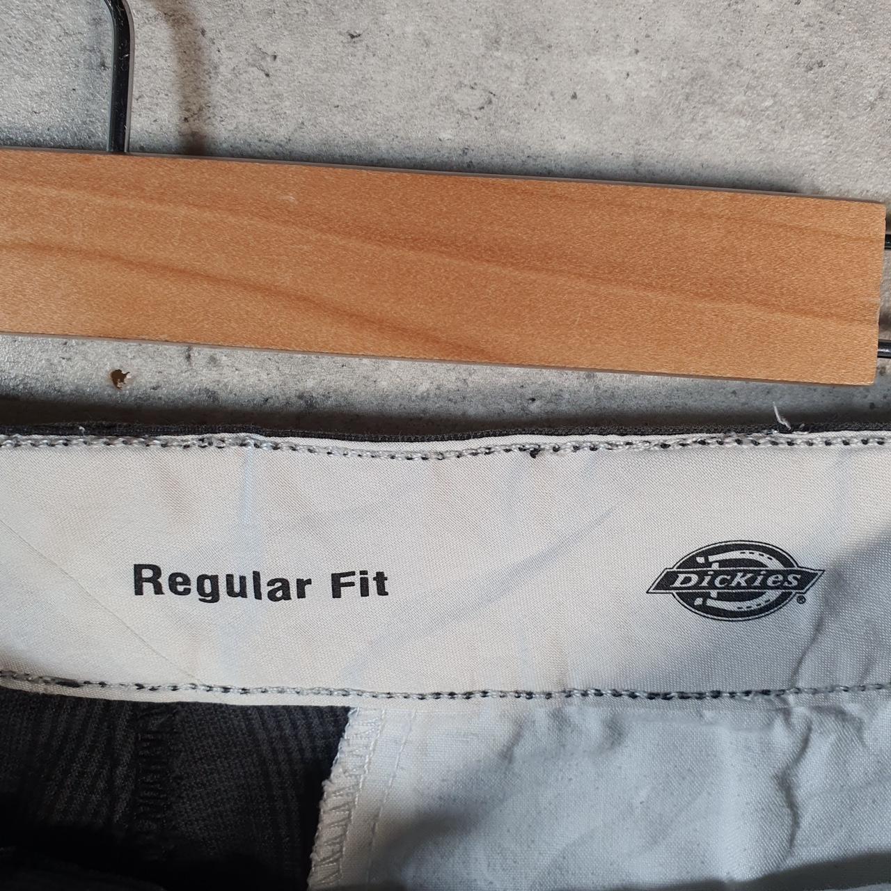 Vintage Dickies Baggy Chino Shorts Jorts Cargo Mens W32 Grey Checkered Regular Fit