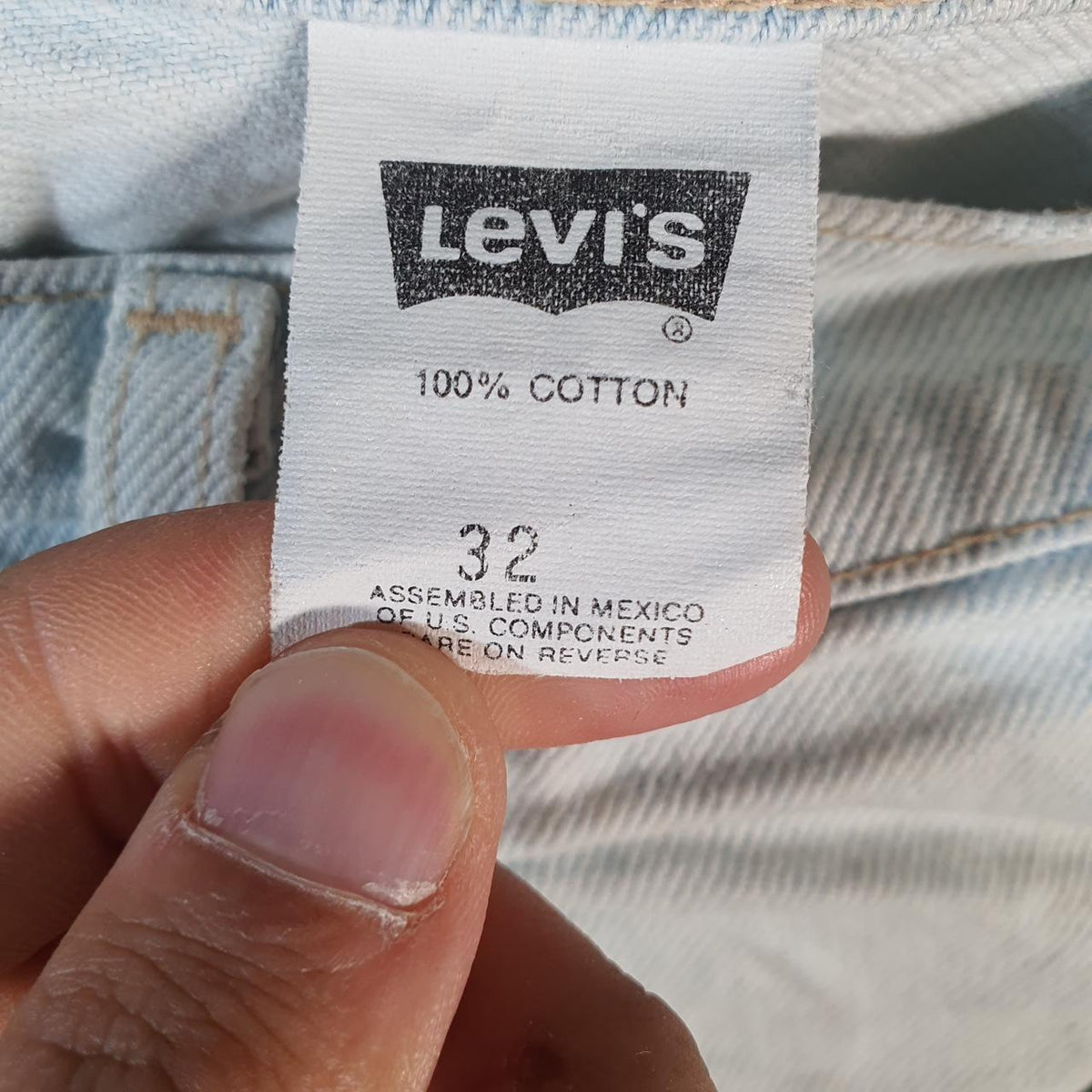 Vintage Levi’s Silver Tab Denim Jean Shorts Jorts Cargo Men’s W32 Blue Baggy Cotton
