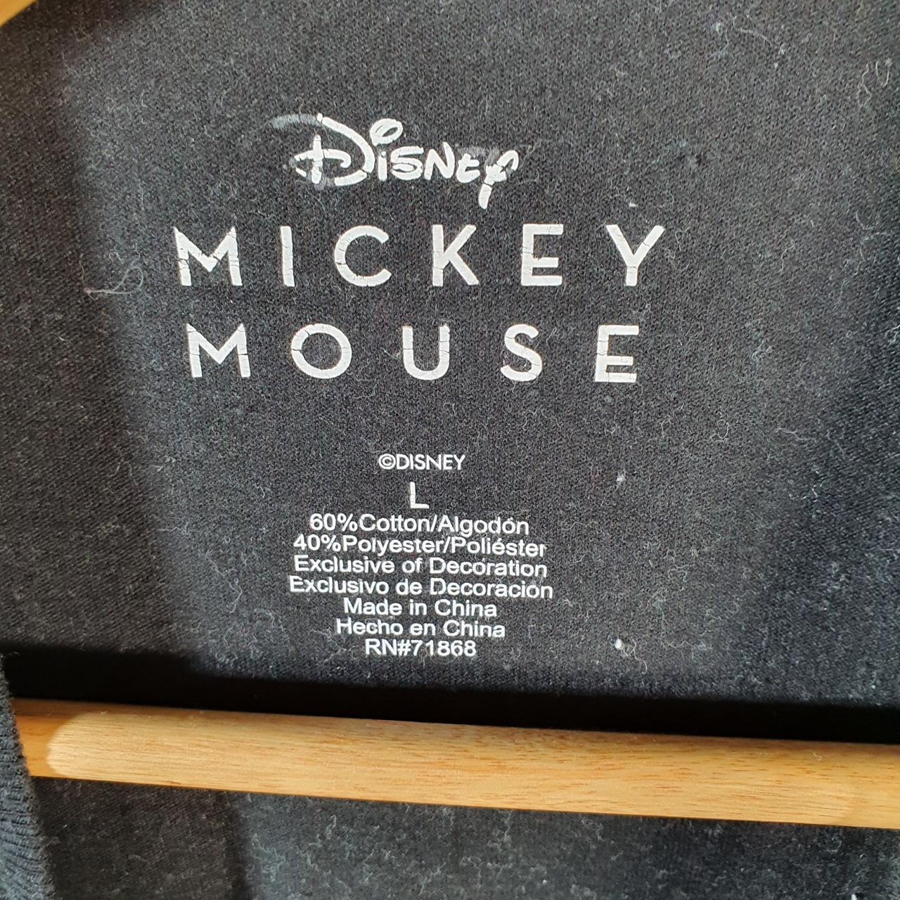 Vintage Disney Land Mickey Mouse T Shirt Men’s Large Black Logo Graphic Cartoon