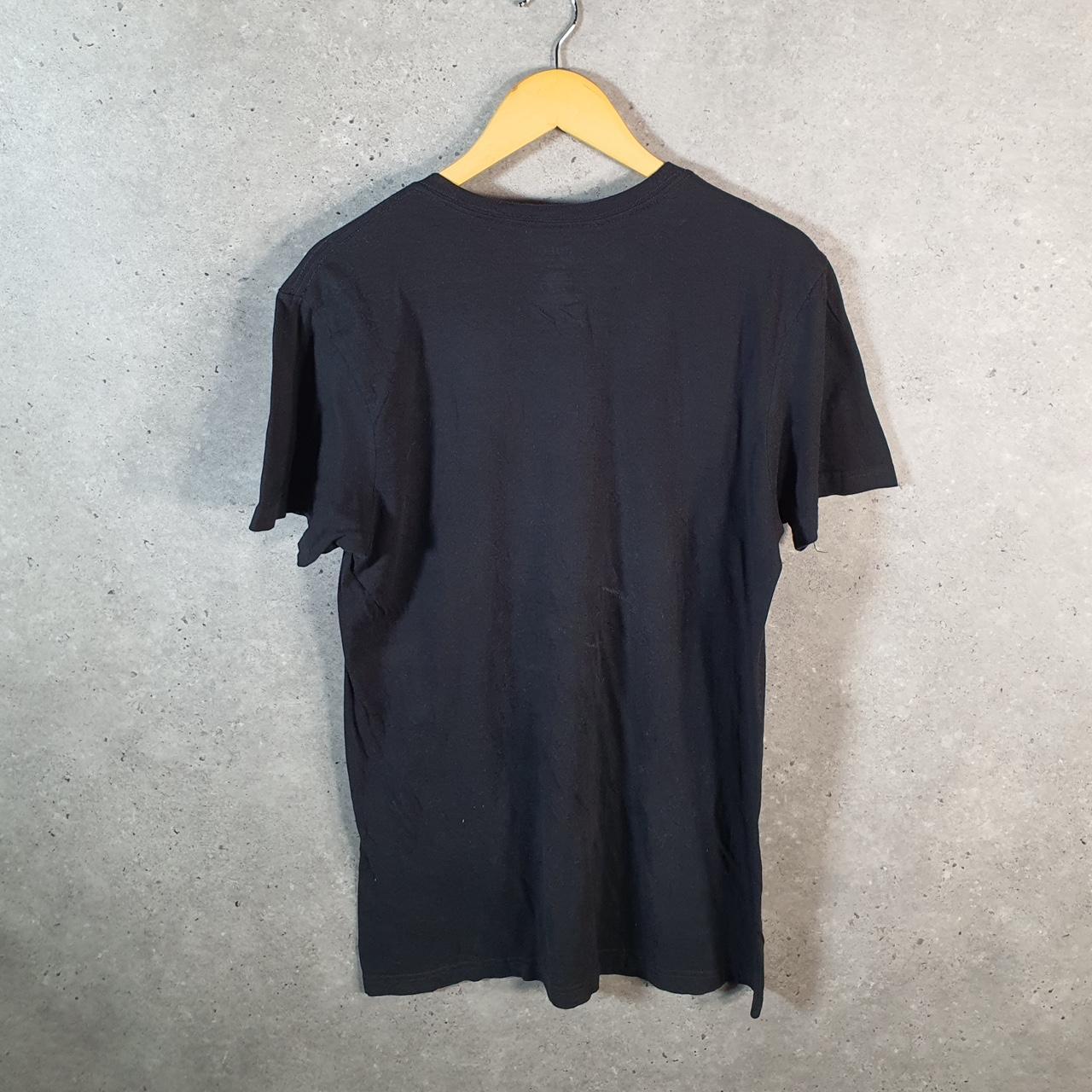 Vintage Ralph Lauren Polo Sport T Shirt Men’s Medium Black  Classic Fit Embroidered Pony C8716