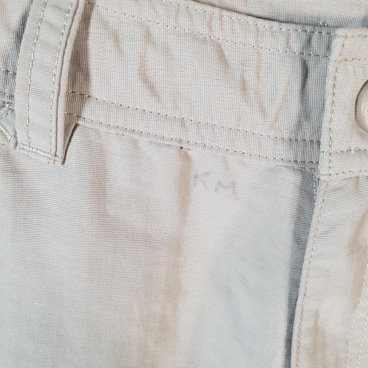 Vintage The North Face TNF Shorts Jorts Chino Cargo Womens UK8 Beige Baggy Cotton