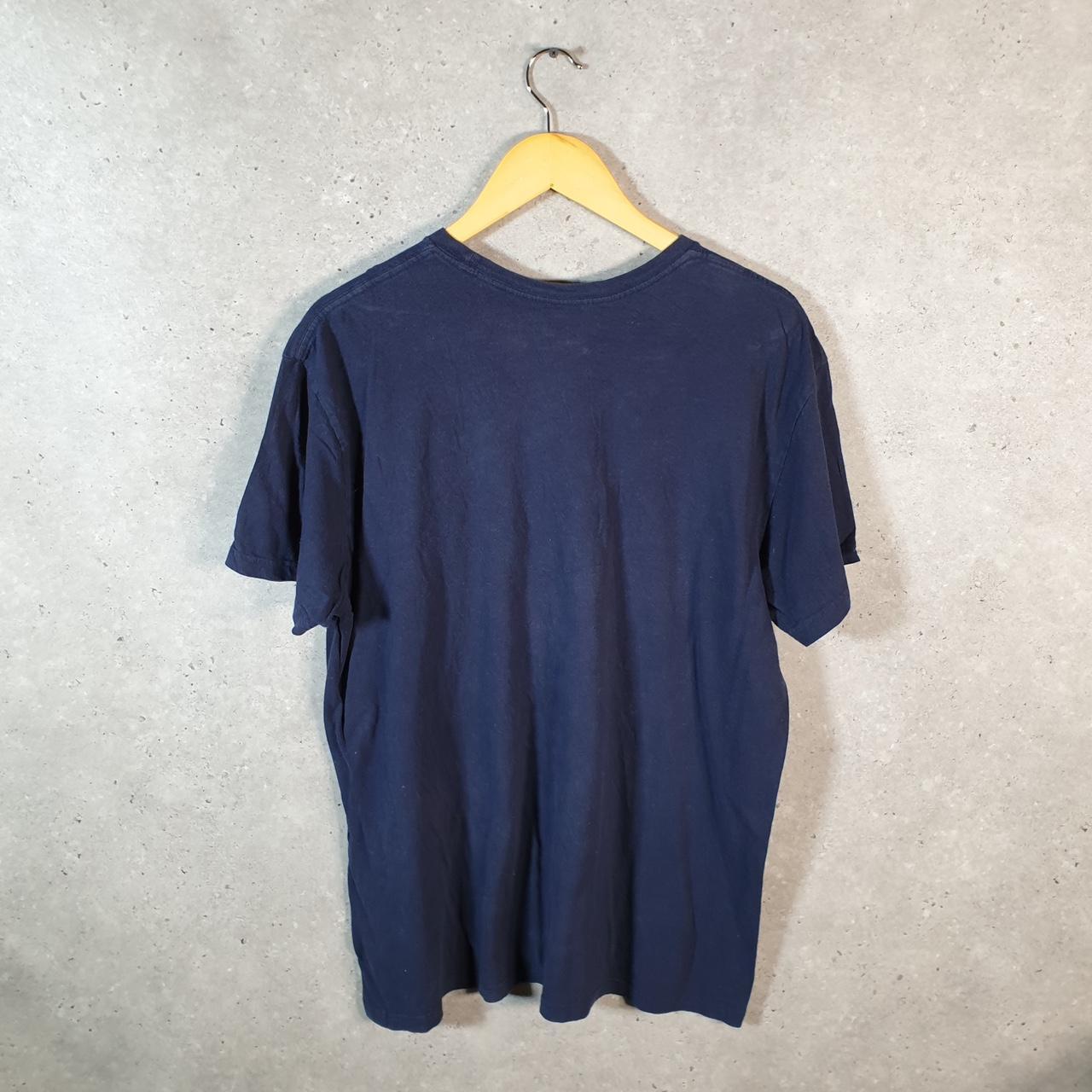 Vintage Ralph Lauren Polo T Shirt Men’s Large Blue Embroidered Classic Fit Pony C9155