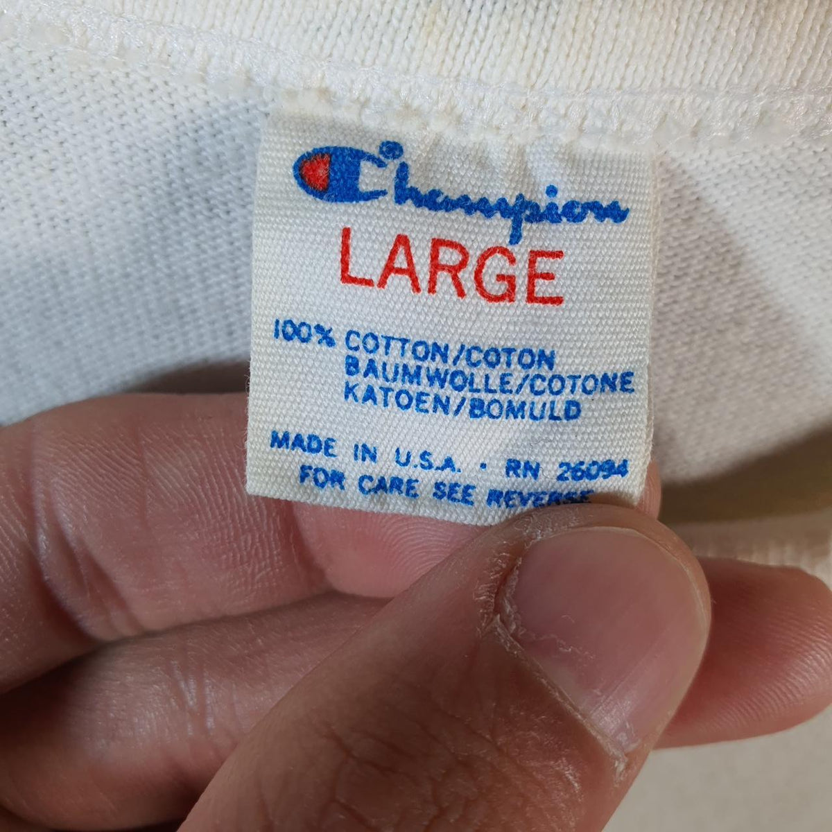 Vintage Champion Arkon University Spellout Logo Vest Men’s Large White USA Athletic