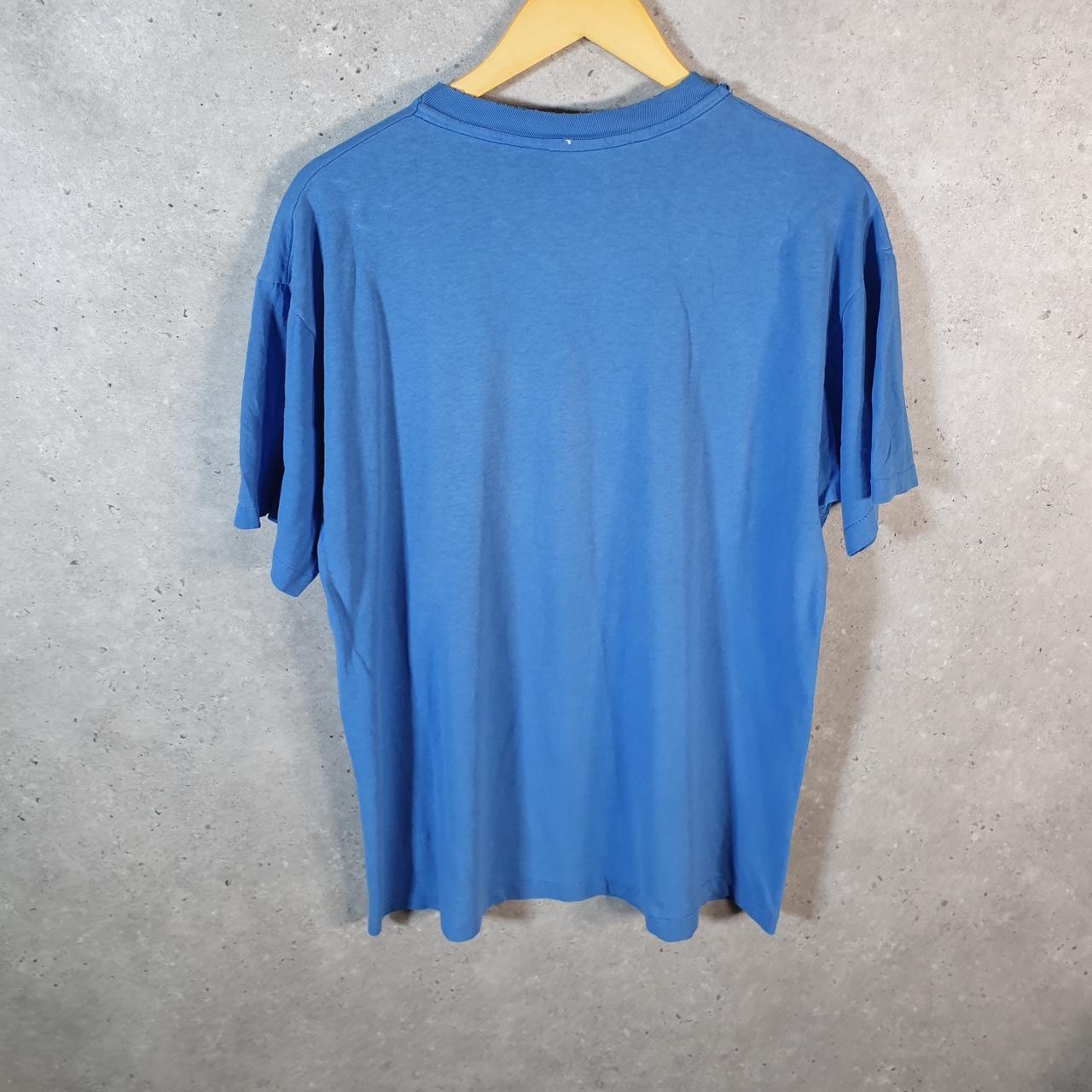 Vintage Hanes Kentucky Wildcats 90s USA Single Stitch T Shirt Men’s Large Blue