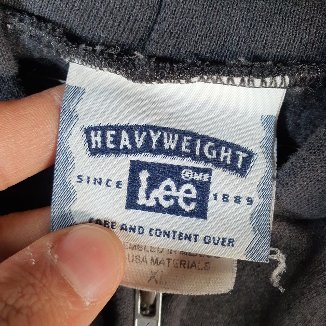 Vintage Lee Heavyweight Hoodie Men’s XL Grey Wbez Chicago Full Zip