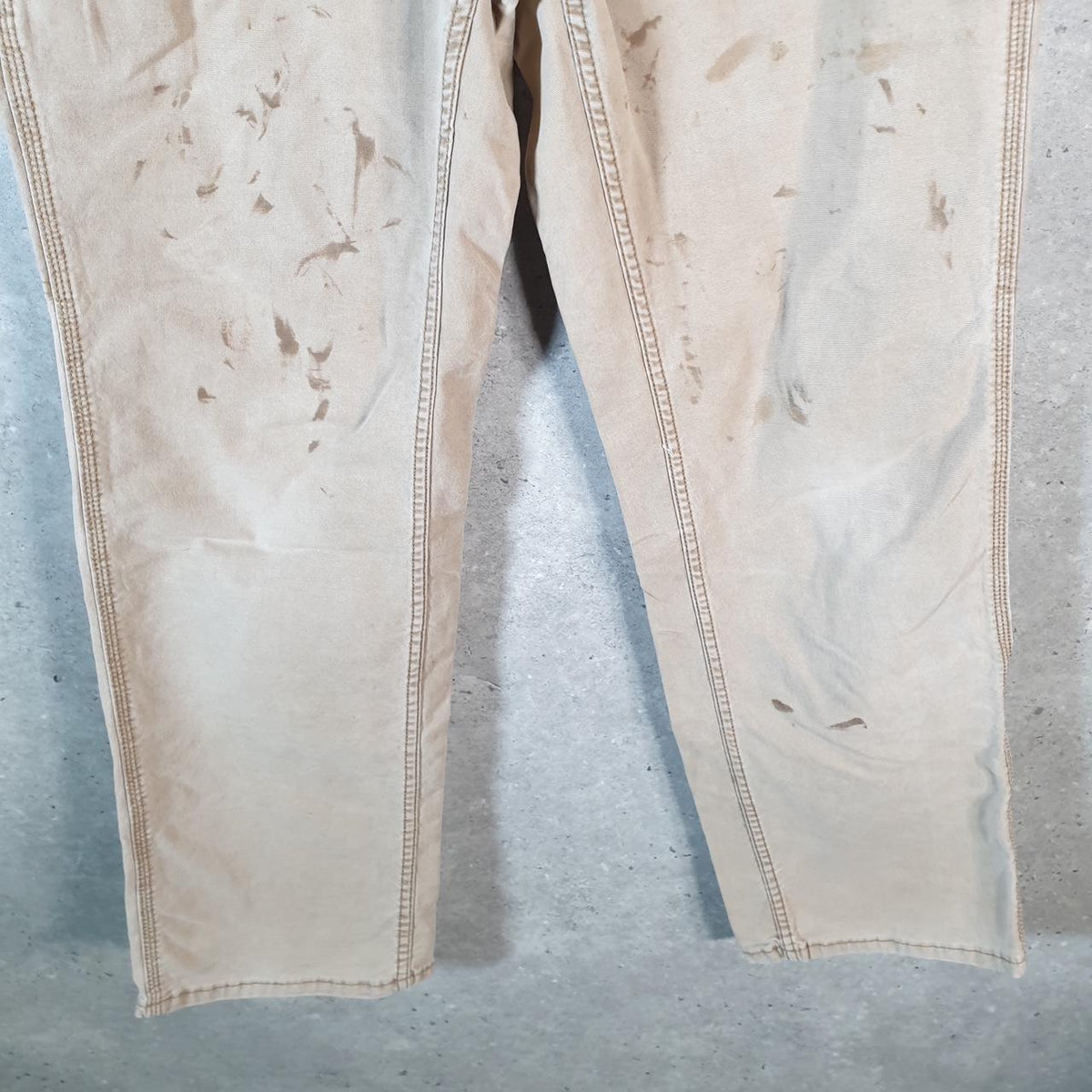 Vintage Carhartt Carpenter Trousers Womens W34 L30 Brown Original Fit Workwear USA