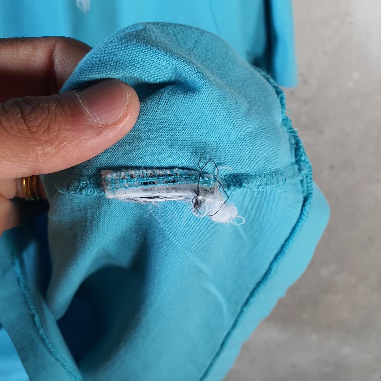 Vintage Ralph Lauren Polo Sport T Shirt Men’s Large Blue Custom Slim Fit Embroidered Pony C8672