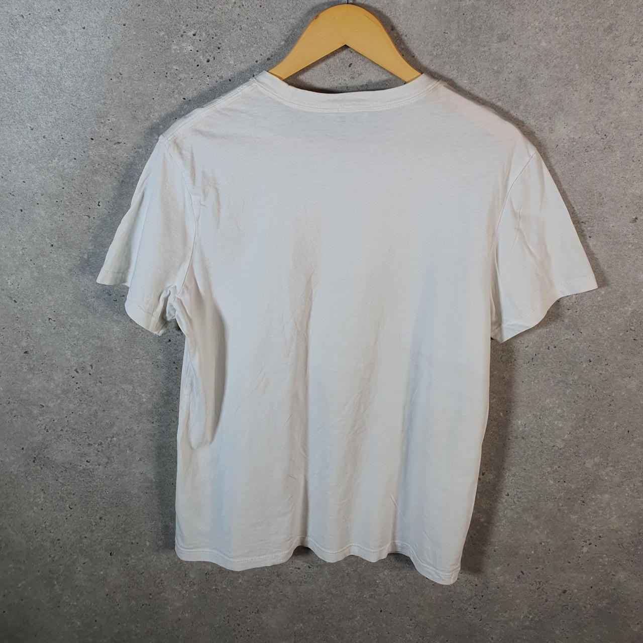 Vintage Calvin Klein Graphic Blank T Shirt Men’s Medium White Casual Sports