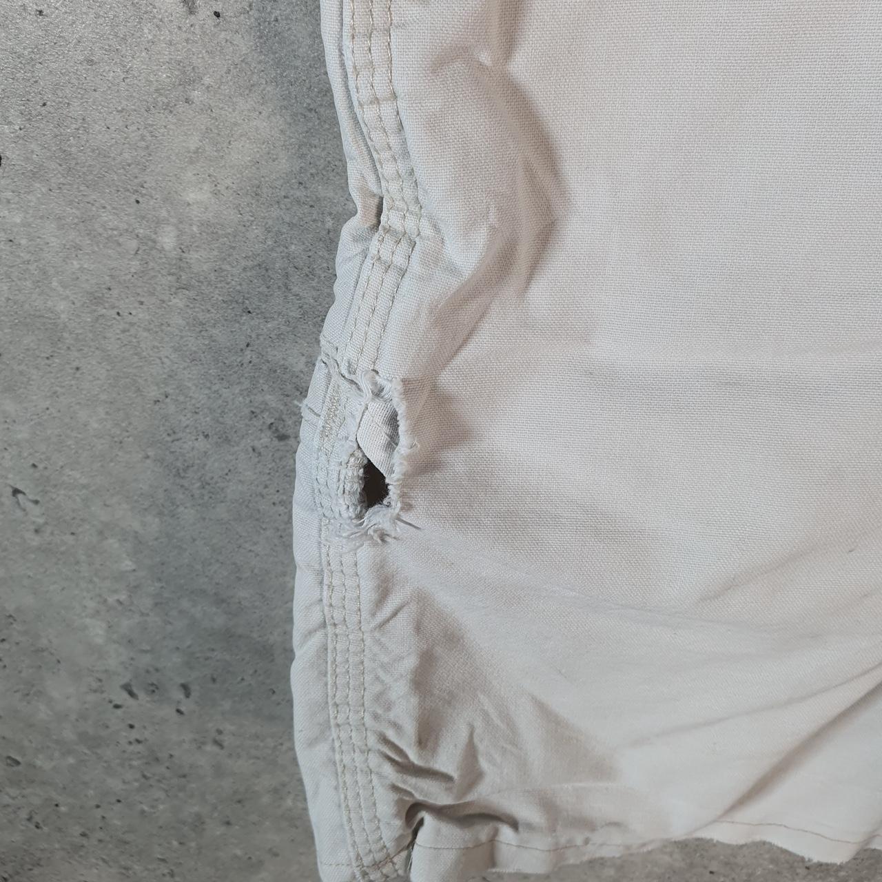 Vintage Carhartt Baggy Carpenter Shorts Jorts Cargo Men’s W40 Beige Relaxed Fit Workwear Big Fish Vintage