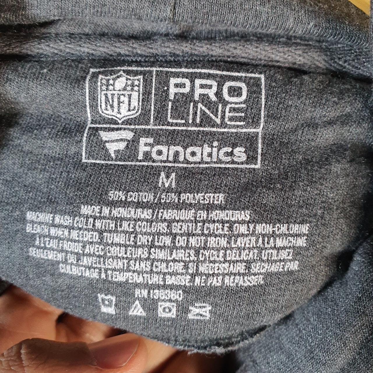 Vintage NFL New England Patriots Fanatics Hoodie Mens M Grey Pullover USA Pro Sport