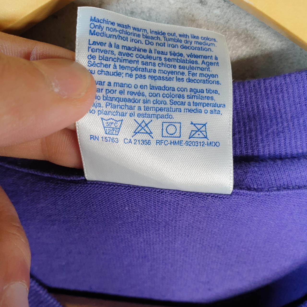 Vintage Hanes Blackflies Maine 90s USA Single Stitch T Shirt Men’s Medium Purple