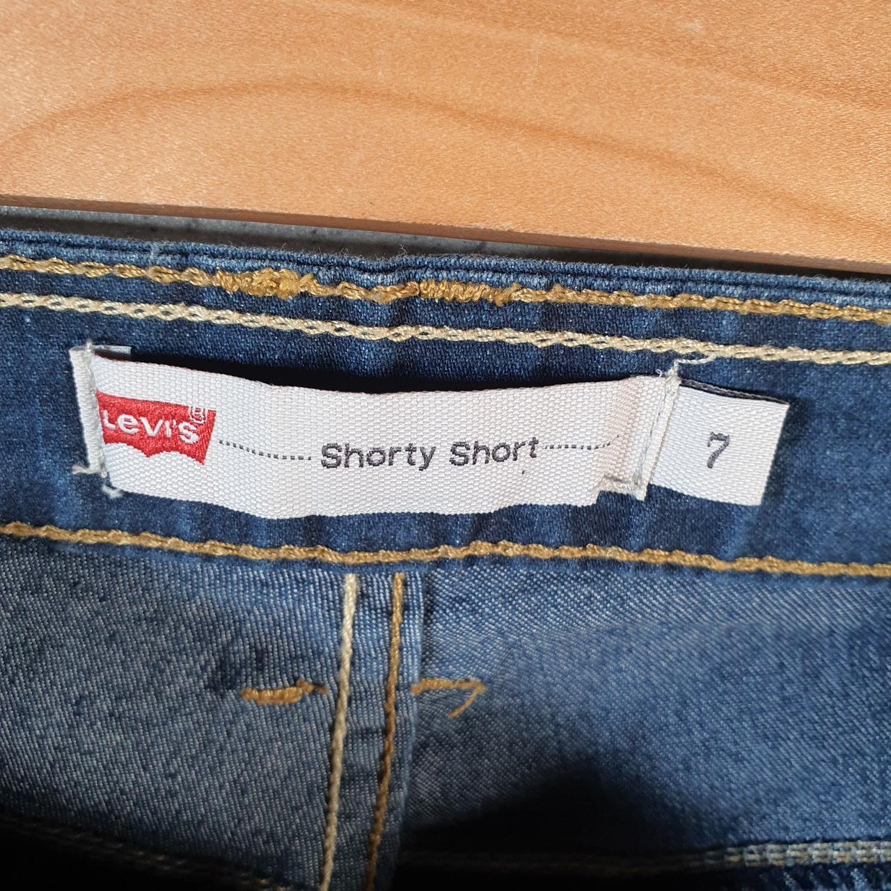 Vintage Levi’s Cut Off Shorts Jorts Cargo Womens W30 Blue Relaxed Denim