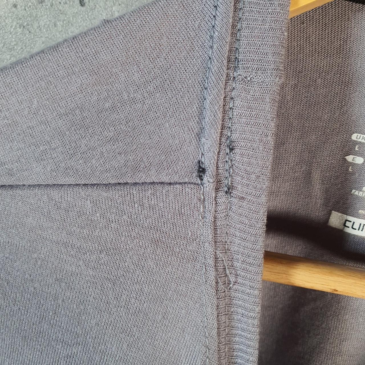 Vintage Adidas Climalite T Shirt Shirt Men’s Large Grey Three Stripes Logo Athletic