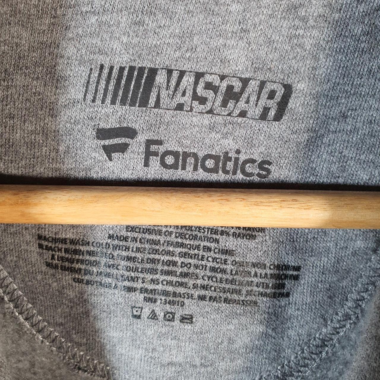 Vintage Fanatics Nascar 2016 Jimmie Johnson Hoodie Mens Large Grey Pullover USA