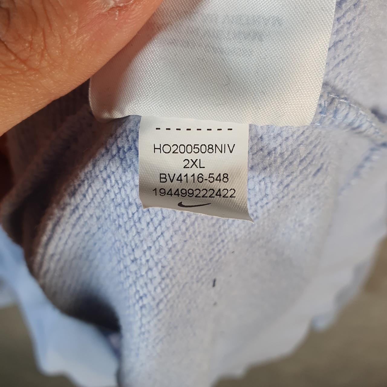 Vintage Nike Club Hoodie Womens 2XL Blue Swoosh Y2K Pullover Logo